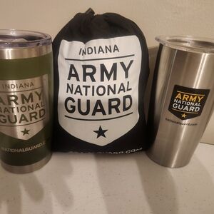 Tumbler Set - Green and Silver